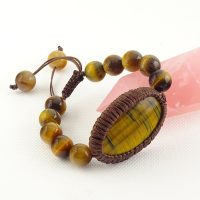 خرید دستبند زنانه بافت سنگ چشم ببر در فروشگاه اینترنتی پوشاکچی-مشاهده قیمت و مشخصات
