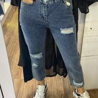 خريد شلوار جین مام فیت زاپ دار زنانه در فروشگاه اينترنتي پوشاکچي - مشاهده قيمت و مشخصات