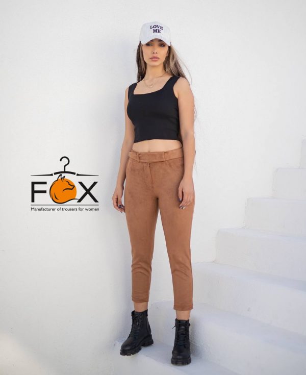 خرید شلوار زنانه مدل جیب نما کمر سگک دار کد 218/15 در فروشگاه اینترنتی پوشاک پوشاکچی-مشاهده قیمت و مشخصات