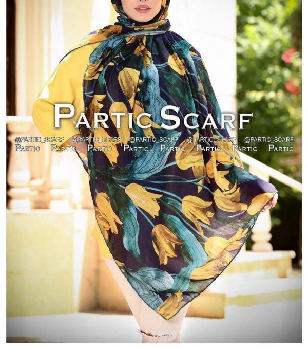 خريد روسری نخی زنانه طرح گل لاله در فروشگاه اينترنتي پوشاکچي - مشاهده قيمت و مشخصات