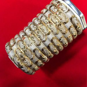 خرید النگوی نقره روکش طلا عیار ۹۲۵ در فروشگاه اینترنتی پوشاکچی-مشاهده قیمت و مشخصات