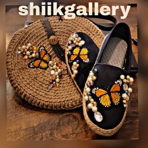 خريد کیف و کفش کنفی زنانه طرح پروانه کد 16572 در فروشگاه اينترنتي پوشاکچي - مشاهده قيمت و مشخصات