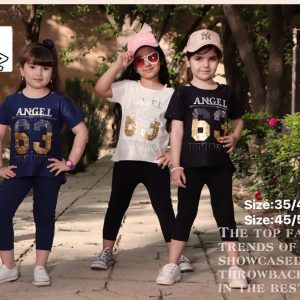 خريد تیشرت شلوارک دخترانه طرح Angel در فروشگاه اينترنتي پوشاکچي - مشاهده قيمت و مشخصات