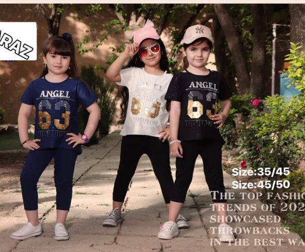 خريد تیشرت شلوارک دخترانه طرح Angel در فروشگاه اينترنتي پوشاکچي - مشاهده قيمت و مشخصات