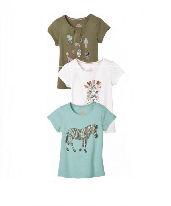 خرید پک سه تایی تیشرت دخترانه مارک لوپیلو آلمان در فروشگاه اینترنتی پوشاکچی-مشاهده قیمت و مشخصات