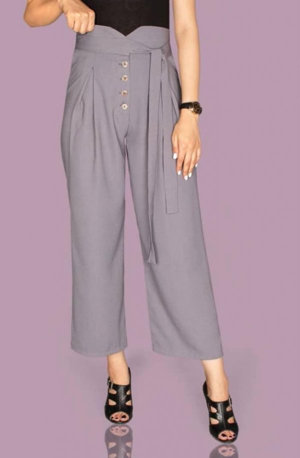 خرید شلوار زنانه مدل از بالا گشاد 6 دکمه در فروشگاه اینترنتی پوشاکچی-مشاهده قیمت و مشخصات