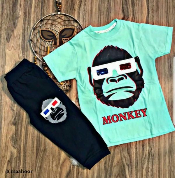 خريد تیشرت شلوارک پسرانه طرح Monkey در فروشگاه اينترنتي پوشاکچي - مشاهده قيمت و مشخصات
